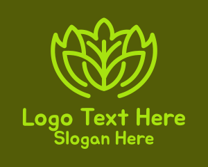Green Botanical Garden  Logo