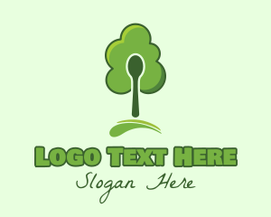 Diet - Green Spoon Tree logo design