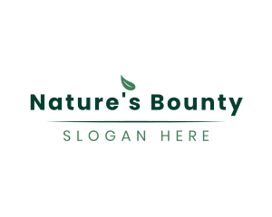 Generic Natural Eco logo design