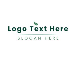 Vegetarian - Generic Natural Eco logo design