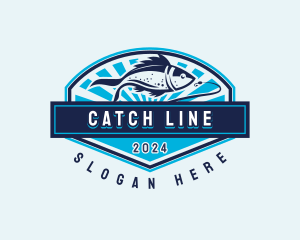 Hook - Fishing Hook Seafood logo design