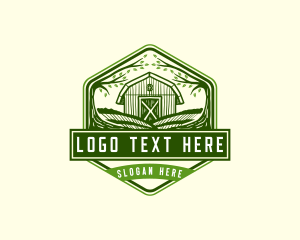 Sustainability - Agriculture Farming Barn logo design