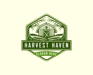 Agriculture Farming Barn logo design