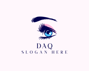 Eye - Eyelashes Beauty Cosmetics logo design