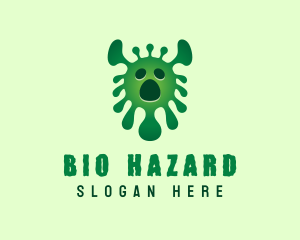 Pathogen - Bacteria Virus Monster logo design