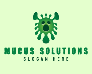 Mucus - Bacteria Virus Monster logo design