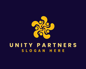 Cooperation - People Community Volunteer logo design