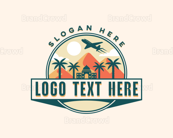 Tourist Travel Vacation Logo