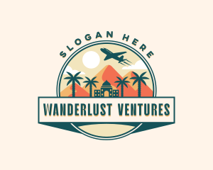 Tourist Travel Vacation logo design