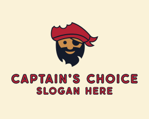 Captain - Pirate Sailor Cartoon logo design