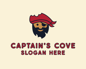 Captain - Pirate Sailor Cartoon logo design