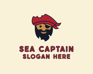 Pirate Sailor Cartoon logo design