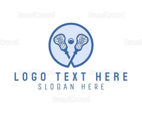 Sports Lacrosse Sticks Logo
