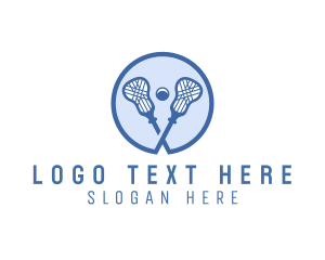 Sports Lacrosse Sticks Logo