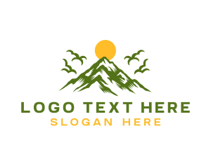 Climbing - Mountain Destination Explorer logo design