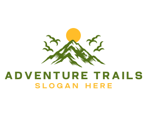 Mountain Destination Explorer logo design