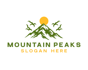 Himalayas - Mountain Destination Explorer logo design