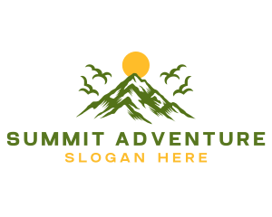 Climbing - Mountain Destination Explorer logo design