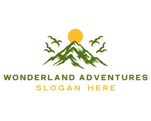 Mountain Destination Explorer logo design