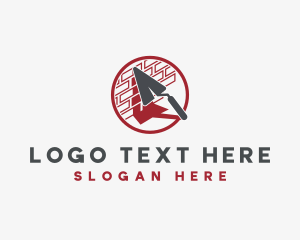 Brick - Masonry Trowel Bricks logo design