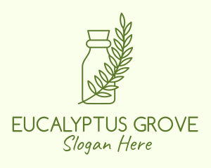 Eucalyptus - Natural Essential Oil logo design