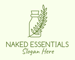 Natural Essential Oil logo design