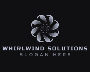 Whirl - Industrial Propeller Blade logo design