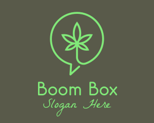 Cannabis Leaf Marijuana logo design