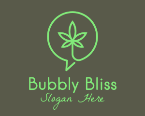 Cannabis Leaf Marijuana logo design