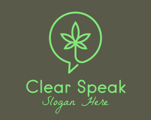 Cannabis Leaf Marijuana logo design