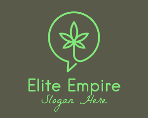 Cannabis Leaf Marijuana logo design