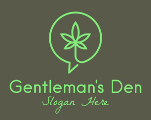 Cannabis Leaf Marijuana logo design