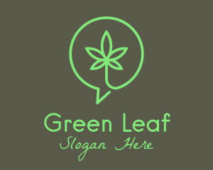 Cannabis - Cannabis Leaf Marijuana logo design