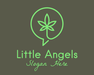 Cannabis Leaf Marijuana logo design