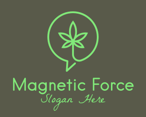 Cannabis Leaf Marijuana logo design