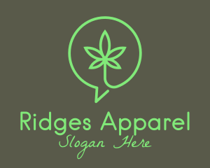 Cannabis Leaf Marijuana logo design