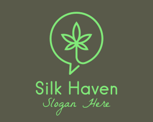 Cannabis Leaf Marijuana logo design