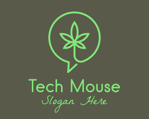 Cannabis Leaf Marijuana logo design