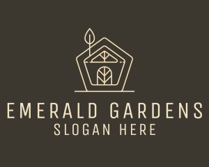 Golden Garden House logo design