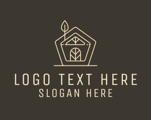 Lounge - Golden Garden House logo design