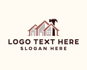 Contractor - Hammer Roofing Renovation logo design