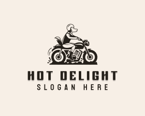 Dog Motorcycle Vehicle logo design