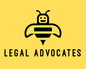 Childish - Bumblebee Bee Robot logo design
