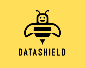 Data - Bumblebee Bee Robot logo design