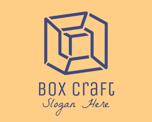 Box - Cube Box Shape logo design