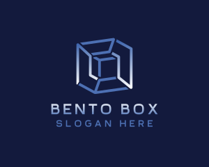 Cube Box Shape logo design