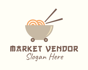 Vendor - Soup Bowl Cart logo design