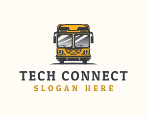 Liner - Transport Bus Vehicle logo design