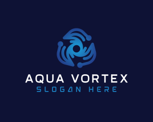 Vortex Technology Software  logo design