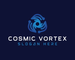 Vortex Technology Software  logo design